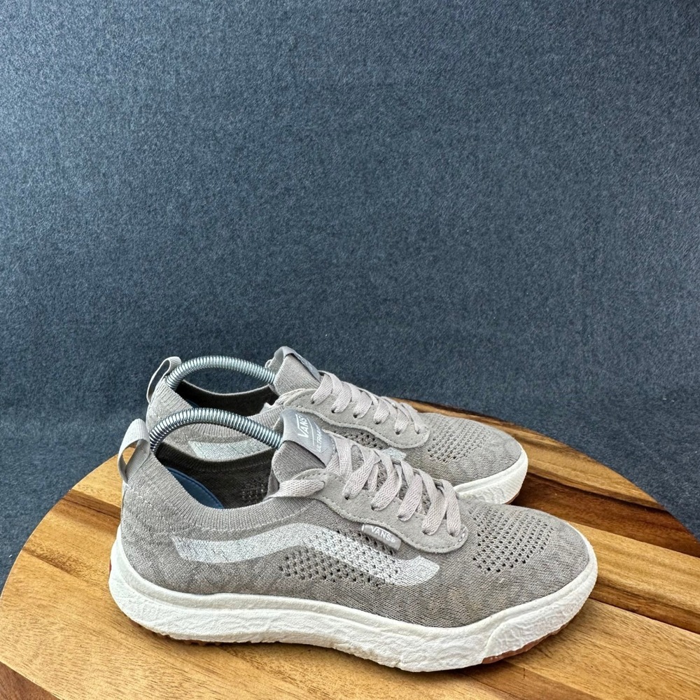 Vans UltraRange VR3 Sneakers Chinchilla Beige Gray Knit Womens 9 Mens 7.5 - Picture 1 of 11